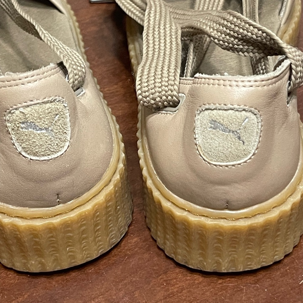 Fenty Puma by Rihanna Leather Bow Creeper Sandal - Picture 9 of 10